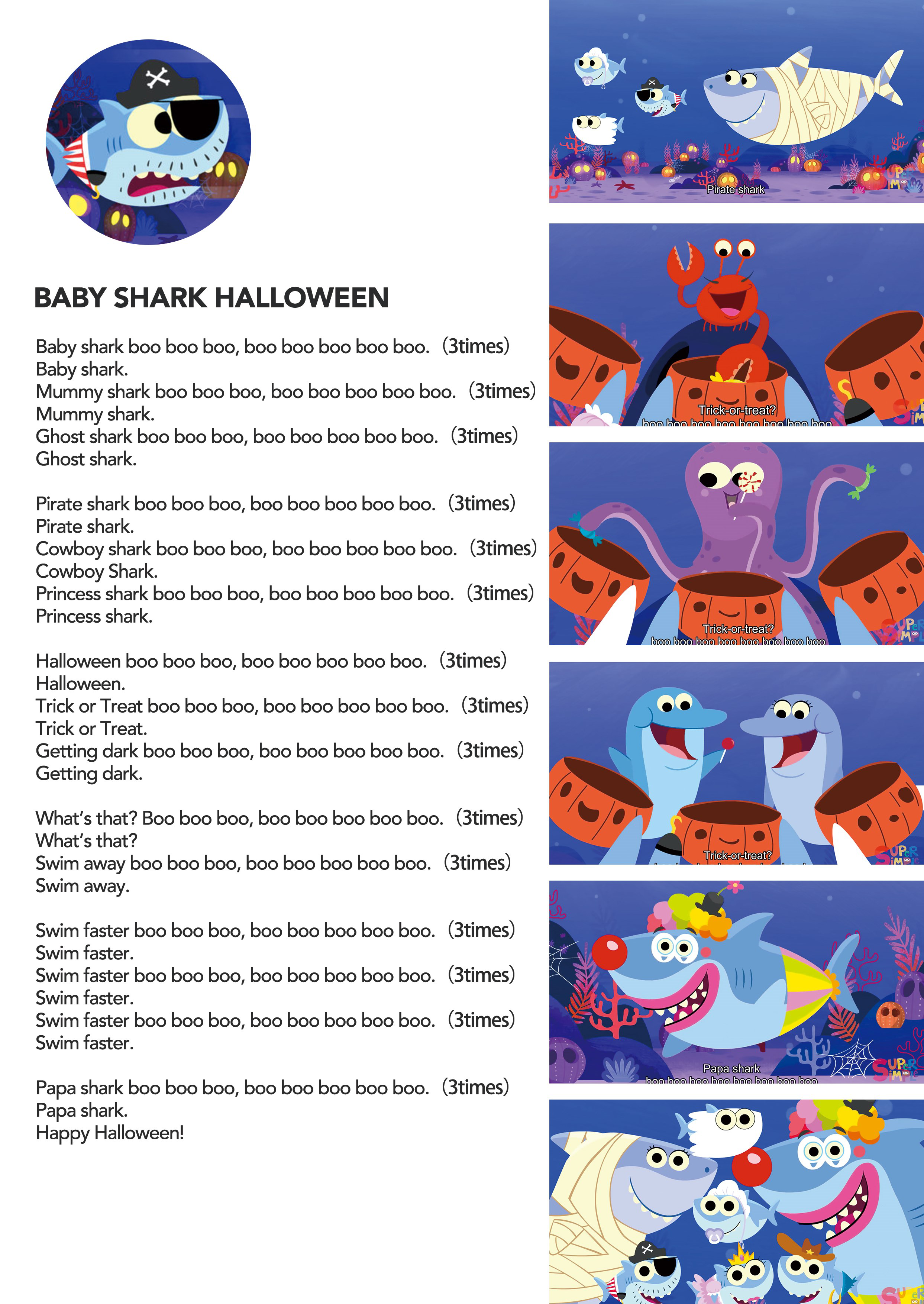 124 Baby Shark Halloween