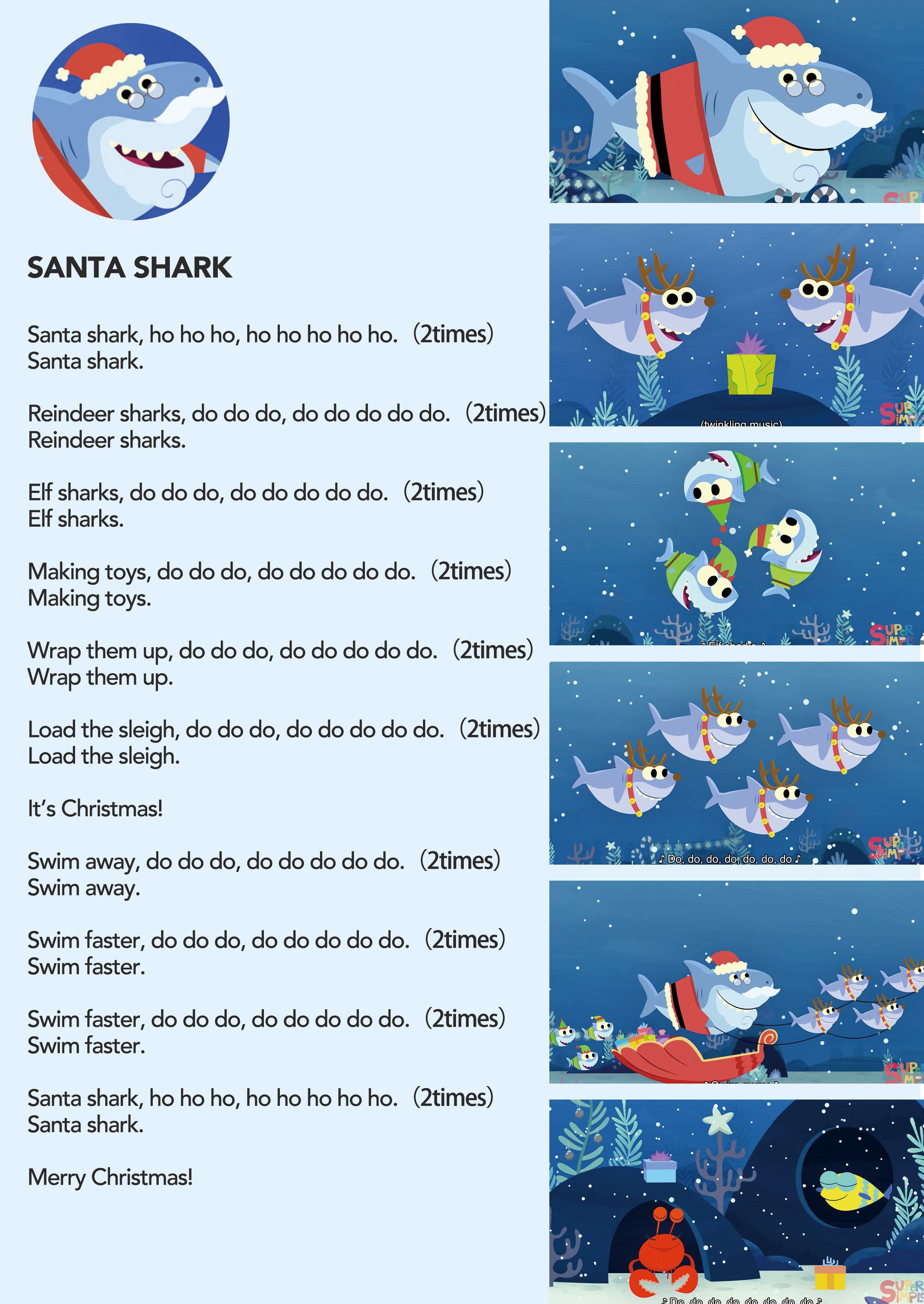 165 Santa Shark